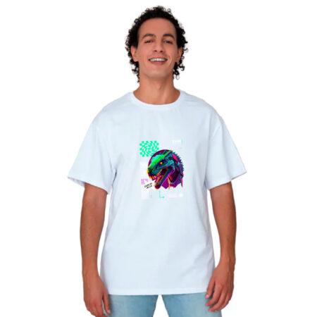 Футболка Динозавр 2025 белая (Оверсайз)
