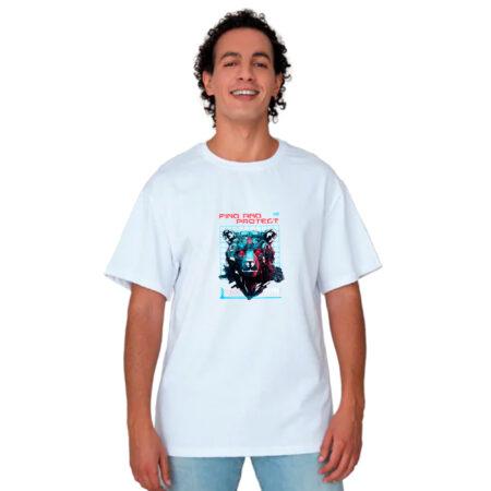 Футболка Медведь 2025 белый (Оверсайз)