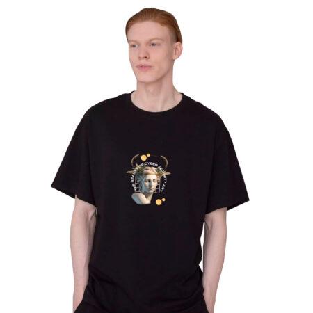 Футболка Античная 2025 черный (Оверсайз)