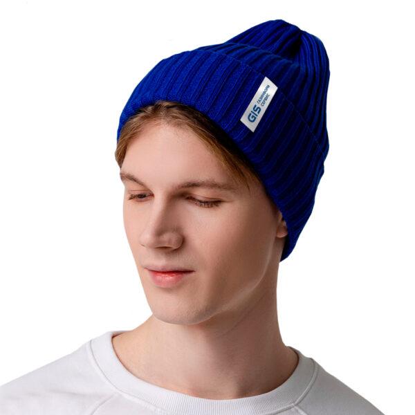 Шапка GIS синяя